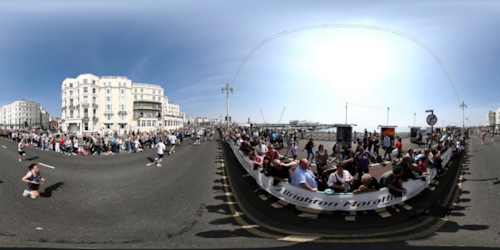 On the sea front, nearly home