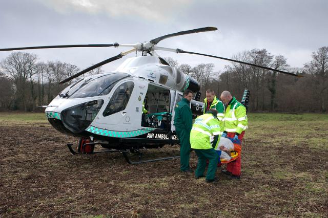 MA1D3021.jpg - Sussex Air Ambulance attend accident at cyclocross bike race at Walstead School, near Lindfield.