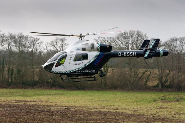 MA1D3029.jpg - Sussex Air Ambulance attend accident at cyclocross bike race at Walstead School, near Lindfield.